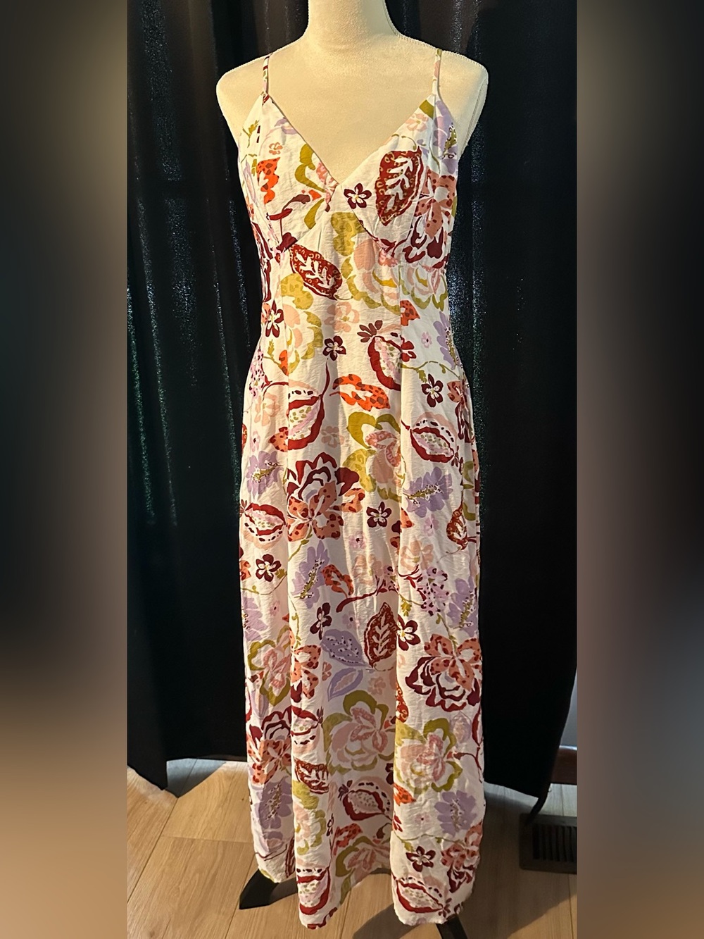 Floral Print Multi Colored Women's Summer Dress